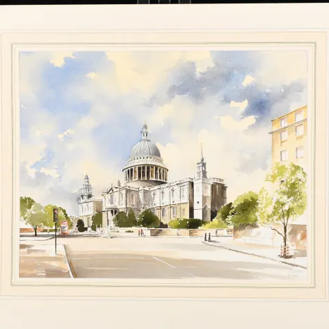 John Chisnall "St. Paul's "Original Painting
