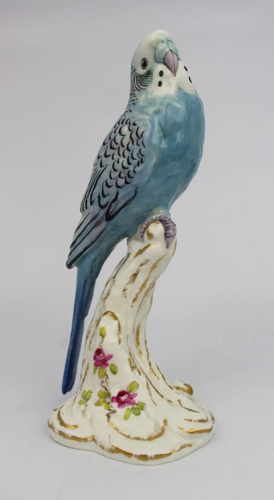 Royal Worcester BirdBudgerigar 2663 Birds on Stumps
