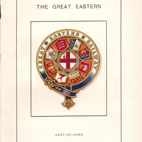 The Great Eastern Railway Crest & Coat of Arms Antique Book Plate.