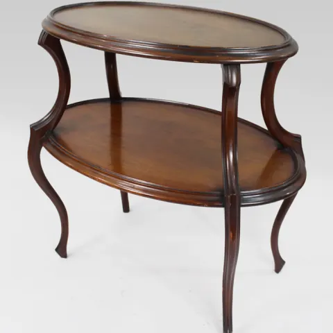 Vintage Two Tier Mahogany Table