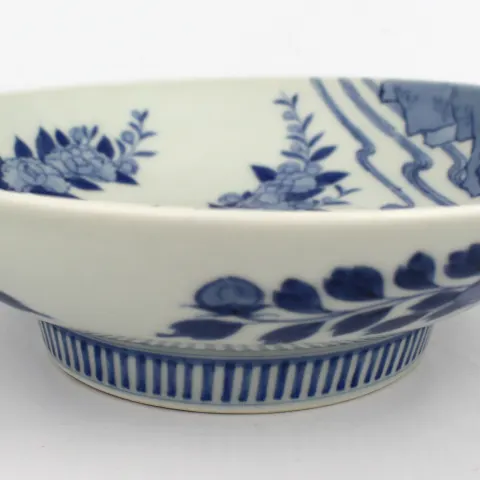 19th c. Blue & White Japanese Bowl
