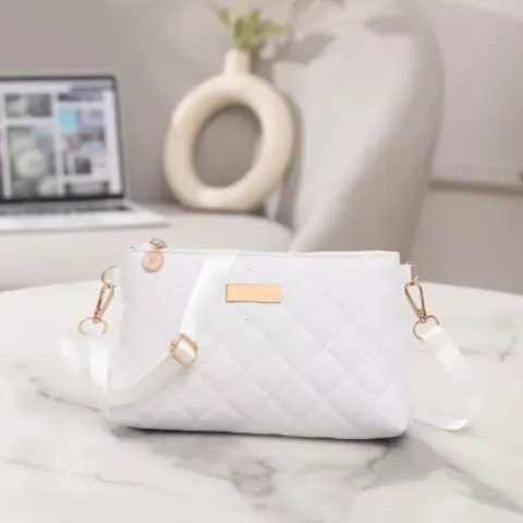 Stylish Simple Versatile Small Square Bag Solid Shoulder Messenger Bag