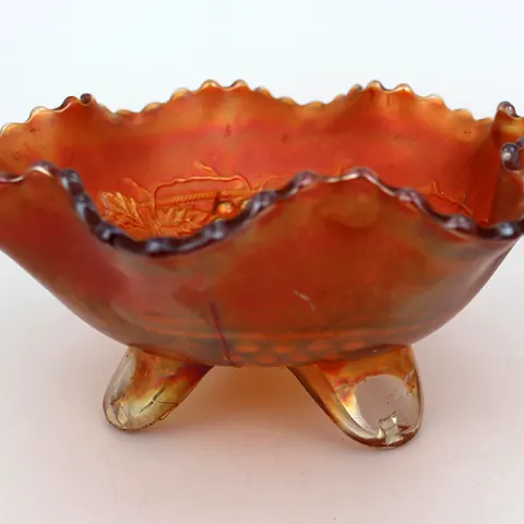 Vintage Iridescent Carnival Glass Bowl