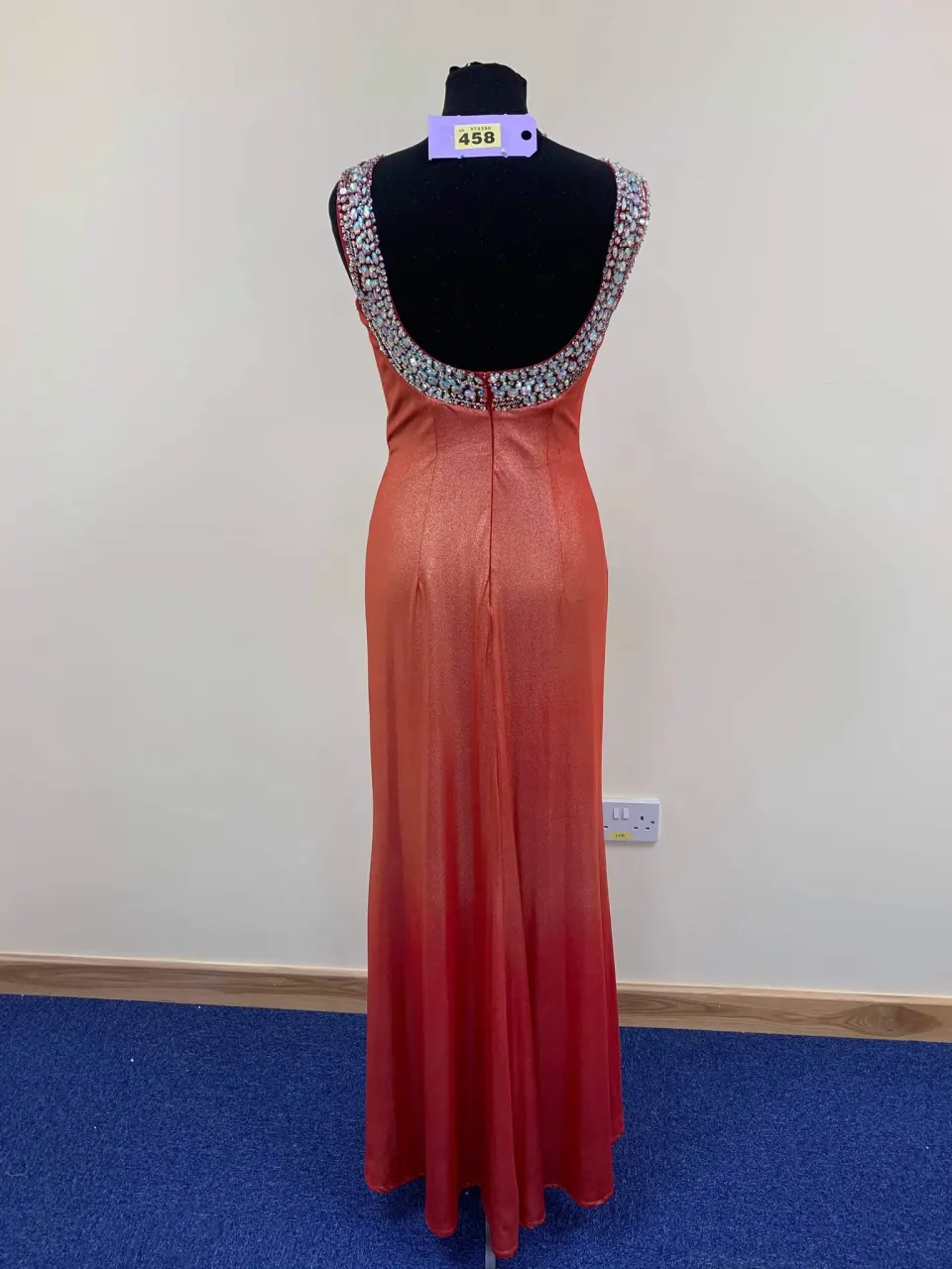 Crystal Breeze bronze pageant or prom dress.  Size 8 Jersey