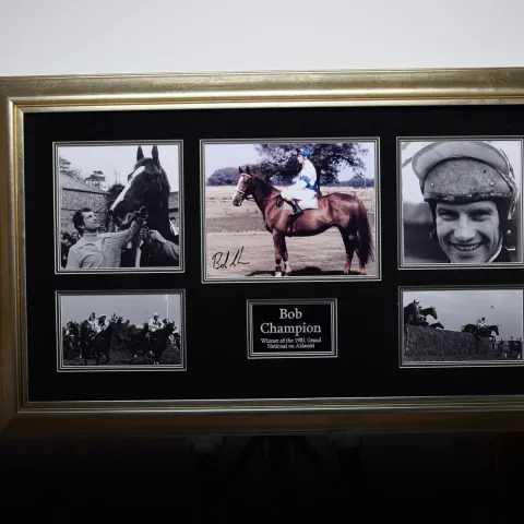 BOB CHAMPION original signature presentation.