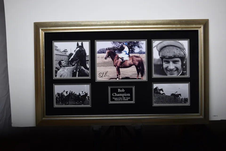 BOB CHAMPION original signature presentation.