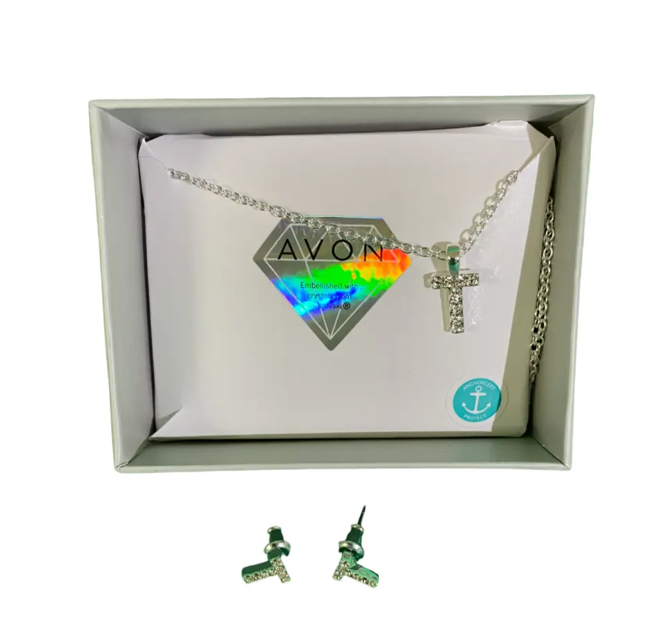 10 x Avon Necklace and Earring set (Swarovski)