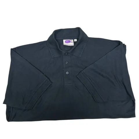 5 x Premium Polo Shirts Navy- Large L8c