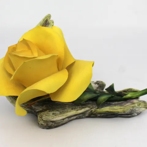 Boehm Flower Model Yellow Rose