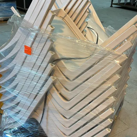20 x Italian Stacking Chairs Artic White