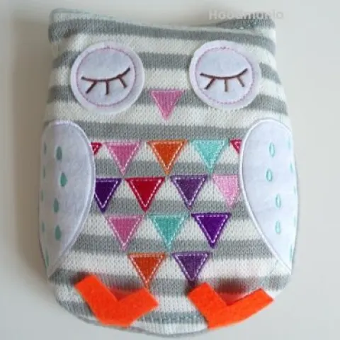 20 x Cute & Cosy Grey Owl Silica Bead Heat Up Pack Microwaveable Lavendar Oil
