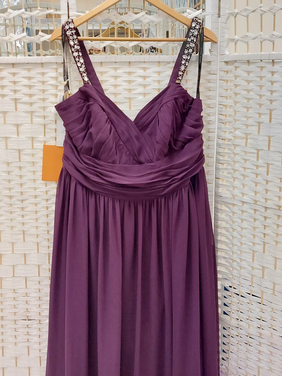 Alfred Angelo Grape designer dress in size 22