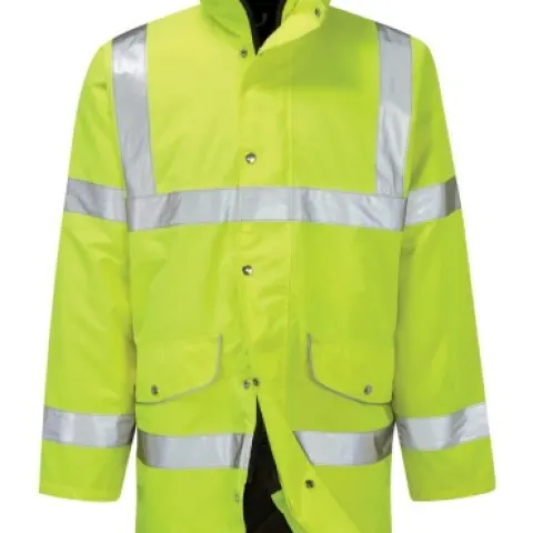 Black Knight Valiant Yellow Hi Vis Jacket Size XL