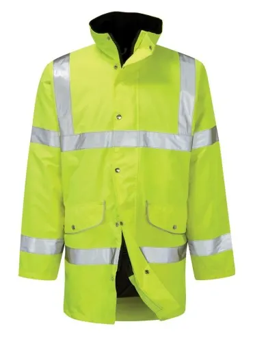 Black Knight Valiant Yellow Hi Vis Jacket Size XL
