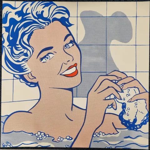 Roy Lichtenstein (1923-1997) Woman in bath Silkscreen in colour