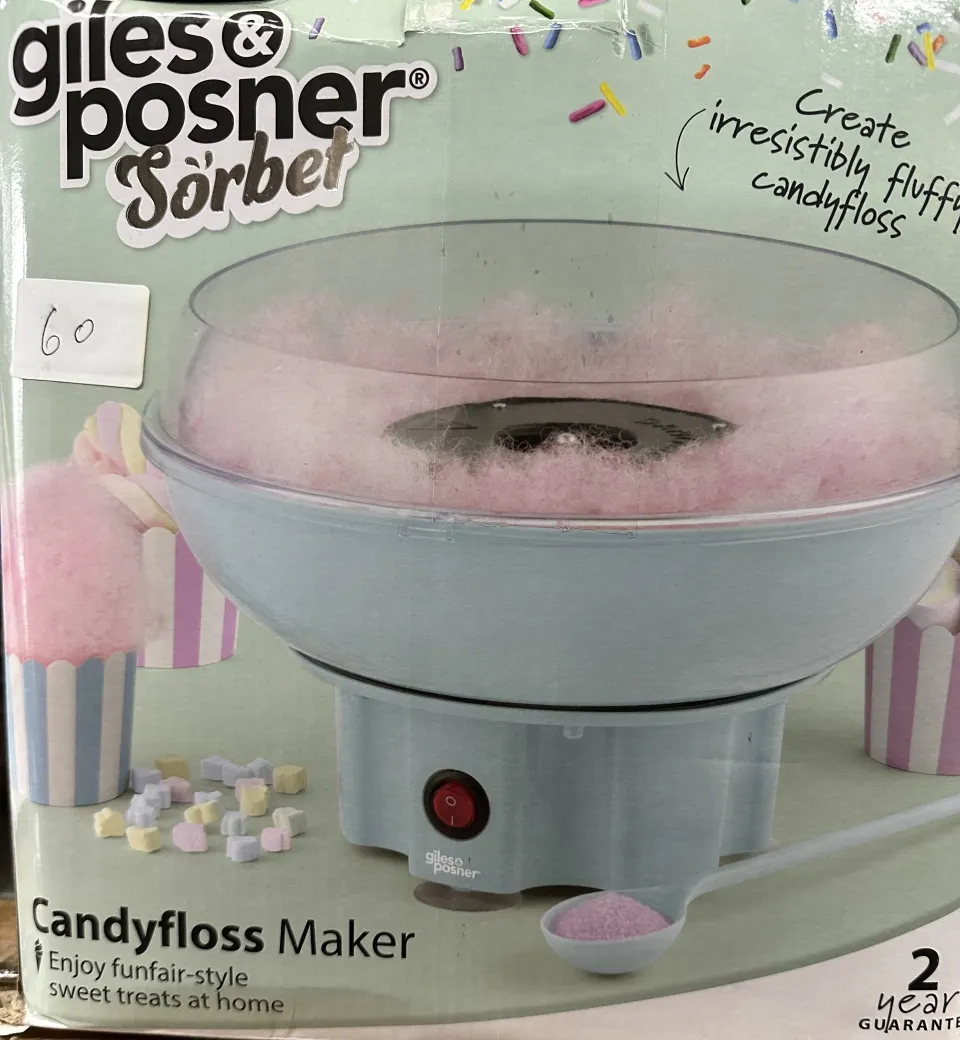 GILES AND POSNER COTTON CANDY MAKER. EST £30 - GRADE U
