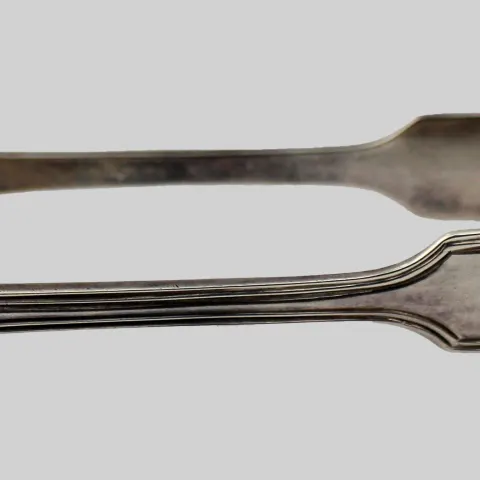 Solid Silver Sugar Tongs London 1871 Chawner & Co