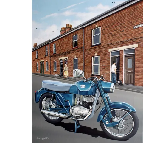 Greeves Twin Essex 250cc Extra Large Metal Wall Art