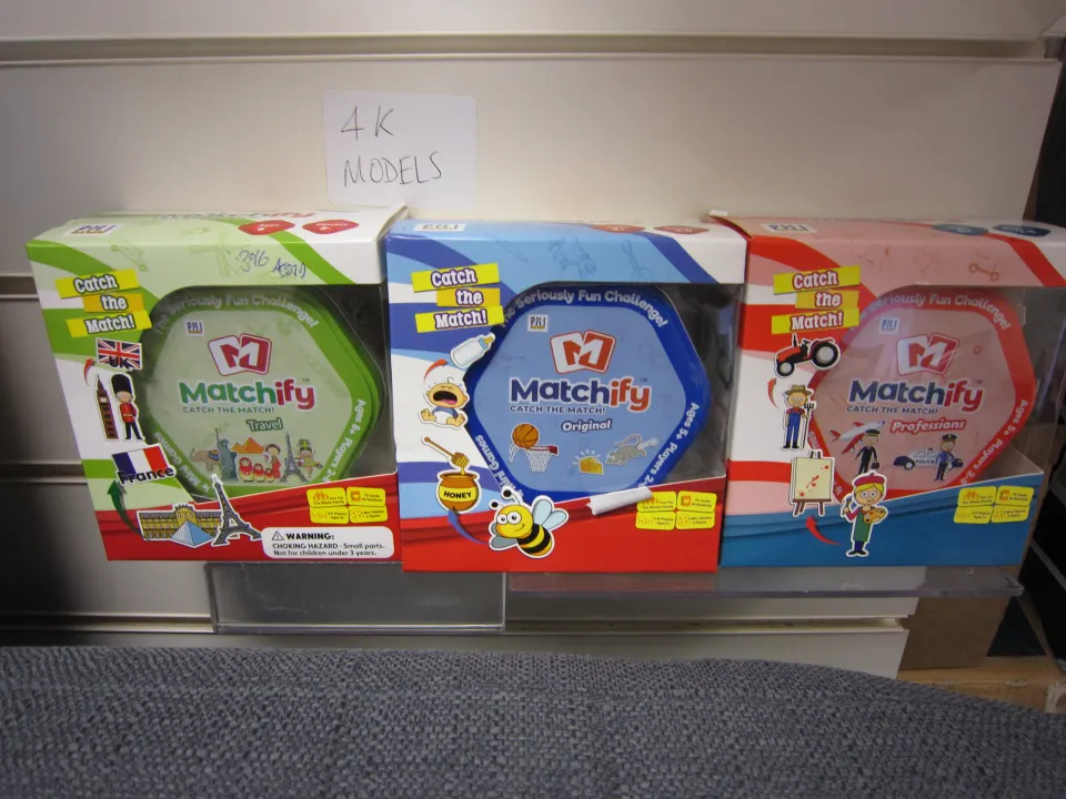 100pcs Matchify card game set and travel game brand new sealed in cartons rrp £8.101