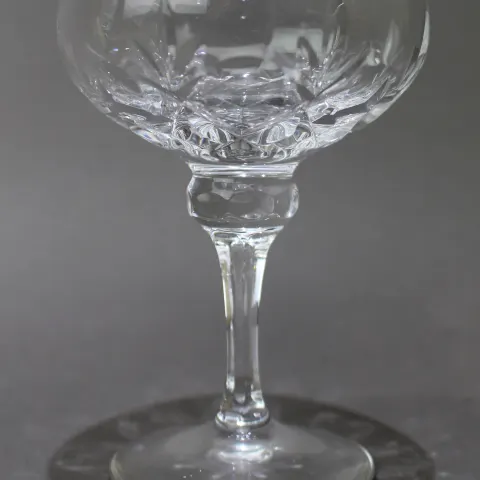 Set of 6 Elegant Vintage Crystal Champagne Saucers