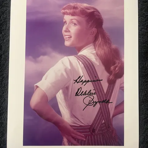 Debbie Reynolds Signed
