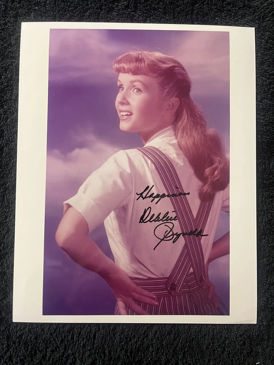 Debbie Reynolds Signed