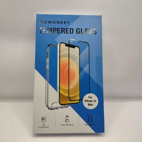 10 X Gizmonkey Case and Tempered Glass 360 Full Protection for iPhone 12 Mini. RRP £70 - GRADE A