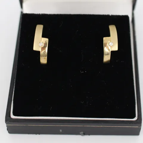 9ct Gold Lighting Ear Studs