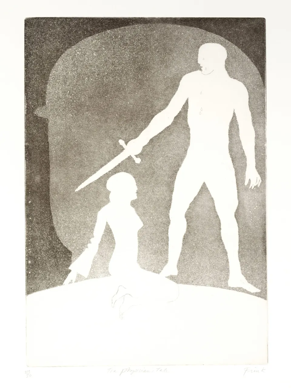Elizabeth Frink Etching 'The Physicians Tale' 1972