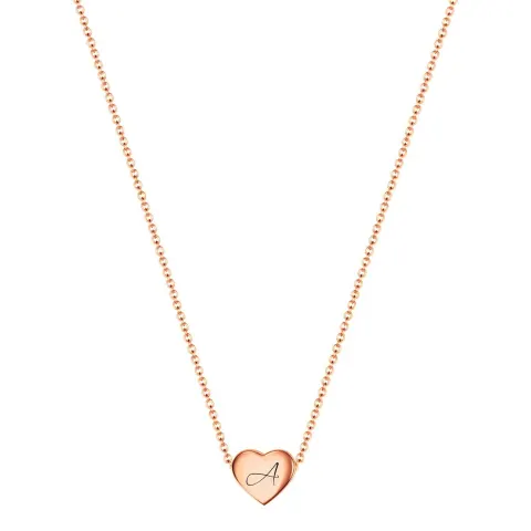 20 X Necklace Ladies Heart Letter RRP £205.80 Lb34