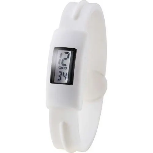 Breo Energy White Digital Watch with Silicone Strap