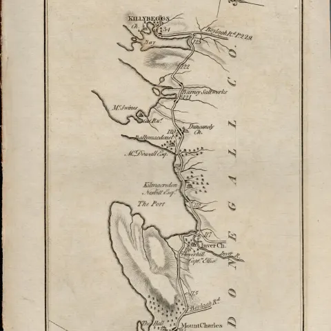 Taylor & Skinner 1777 Ireland Map Cavan Enniskillen Co Fermanagh Sligo