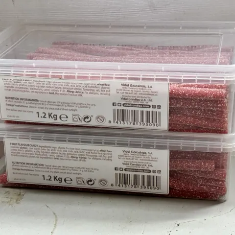 2 x Vidal Sour Strawberry Pencils New Pack BBE 7/25