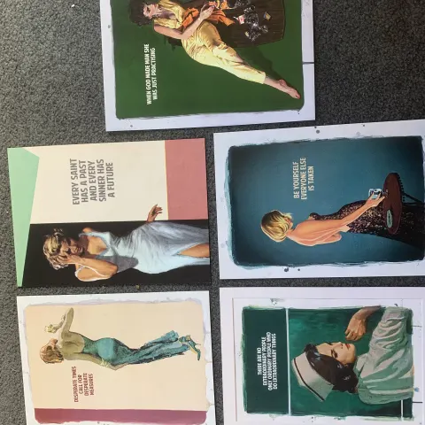 The Connor Brothers Set of 5 Museum Postcards Ideal For Framing