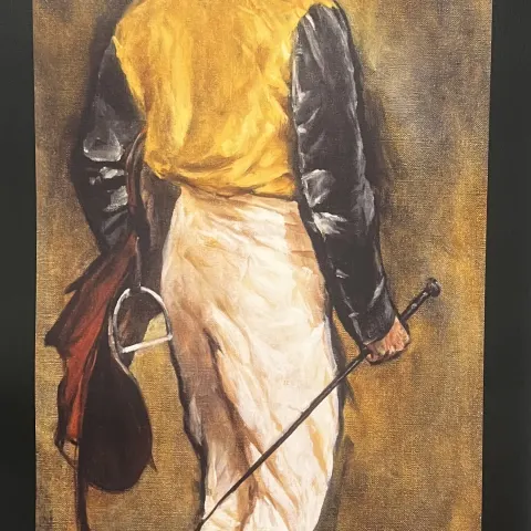 Jay Boyd Kirkman "Jockey In Gold" Canvas Edition