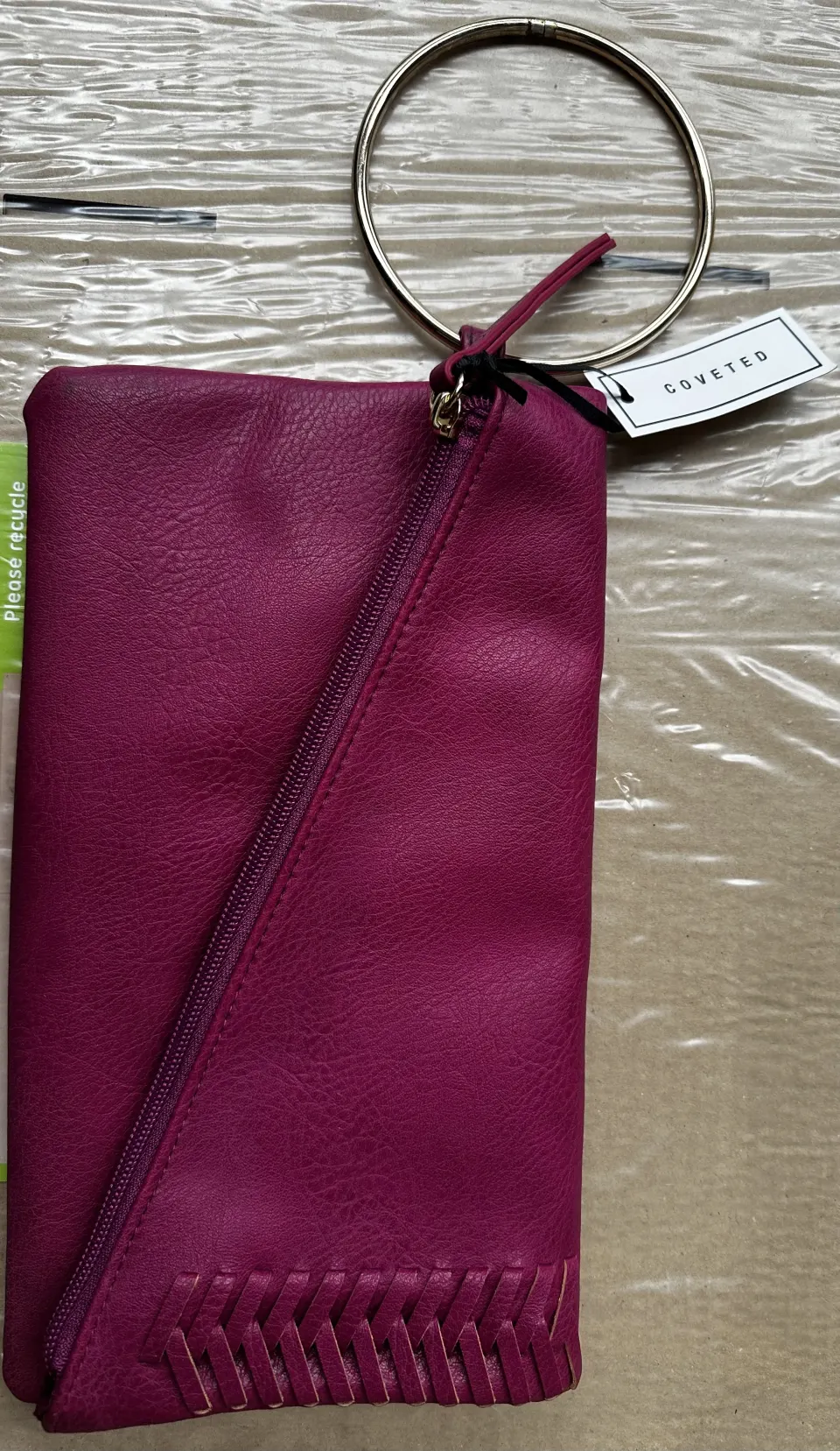 Coveted Magenta Clutch Bag