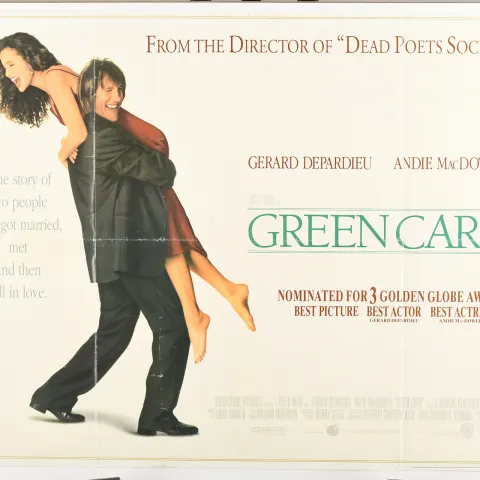 Original "Green Card" Film Poster