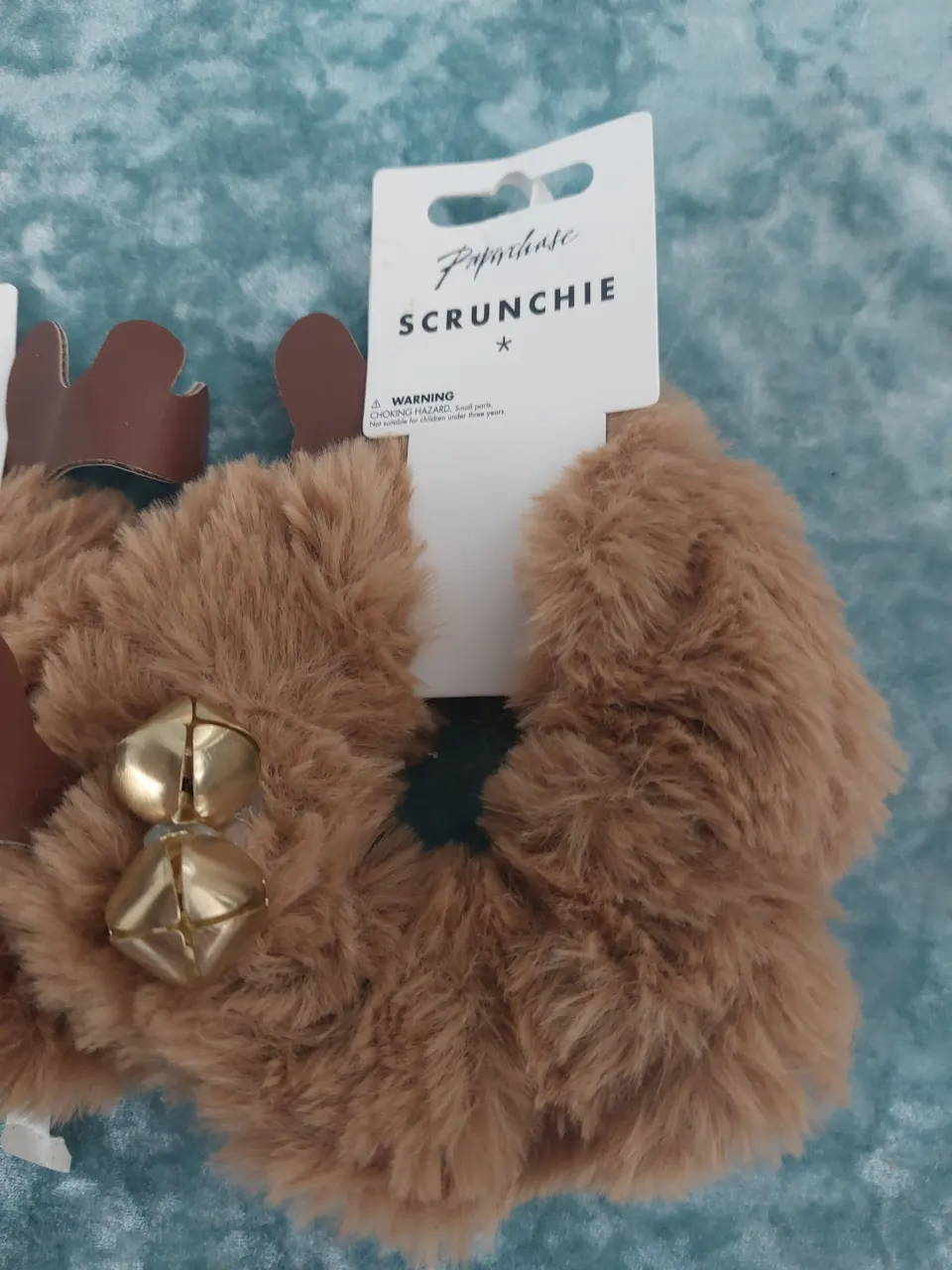 9 x Christmas Antler Scrunchies