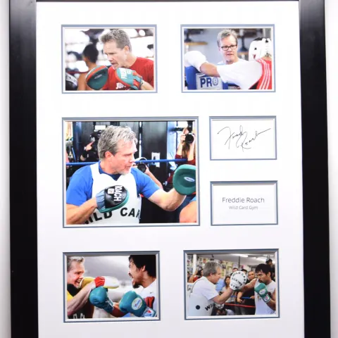FREDDIE ROACH original signature presentation
