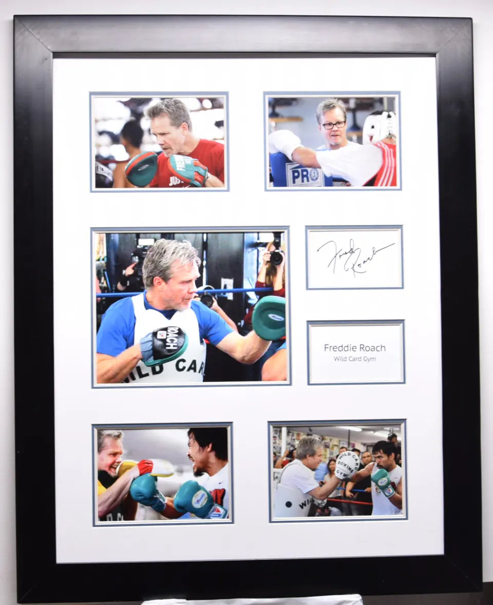 FREDDIE ROACH original signature presentation