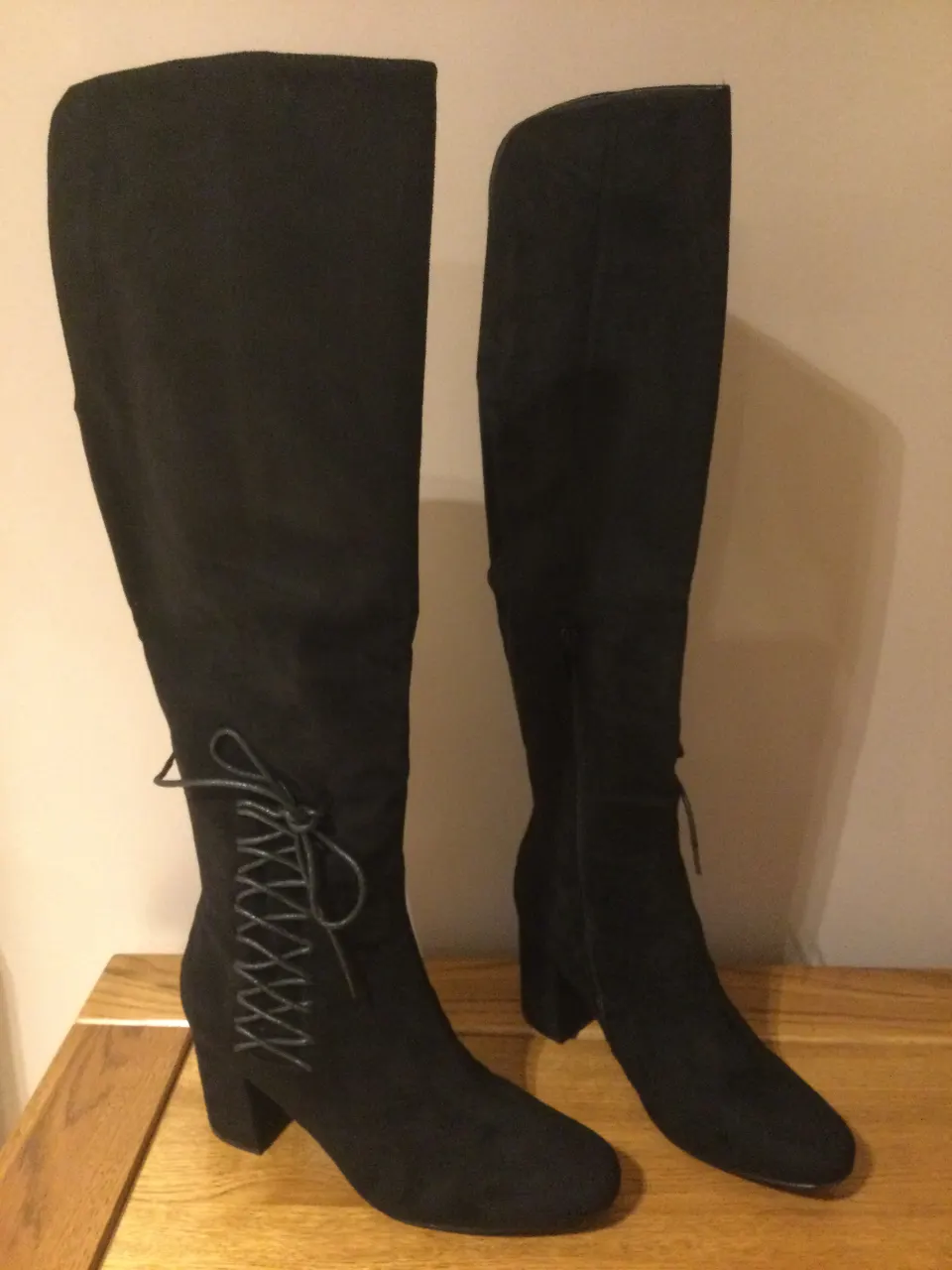 Dolcis “Emma” Long Boots, Block Heel, Size 3, Black - New RRP £55.00