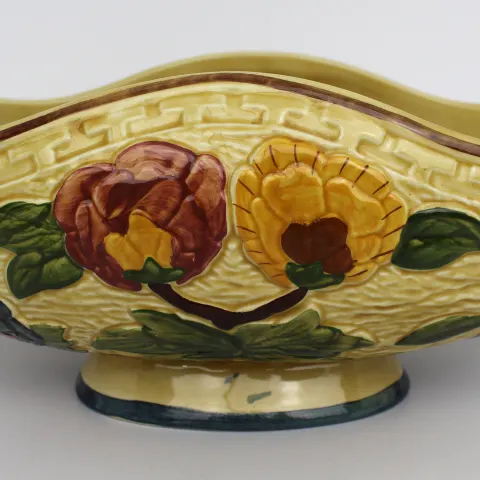 H.J.Wood Indian Tree Boat Shaped Bowl