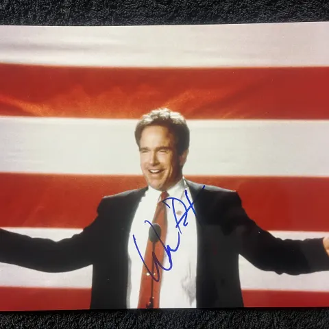 Warren Beatty Signed