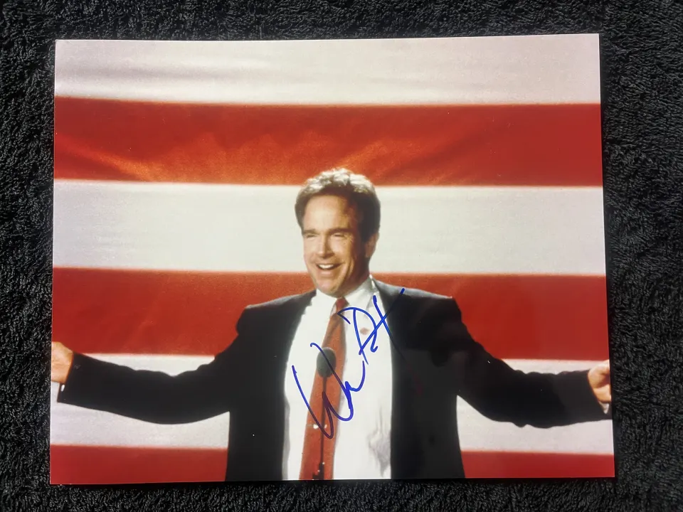 Warren Beatty Signed