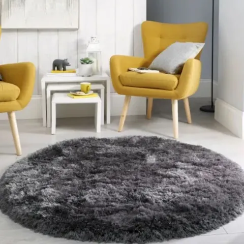 Dunelm Jewel Shaggy Round Rug RRP £89