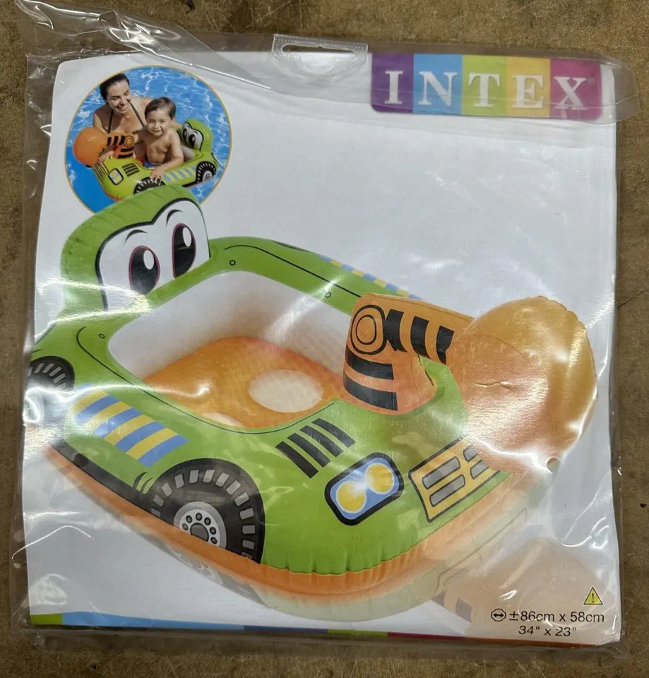 10 X Intex Inflatable Swimming Pool Float Kids Floatation - Excavator