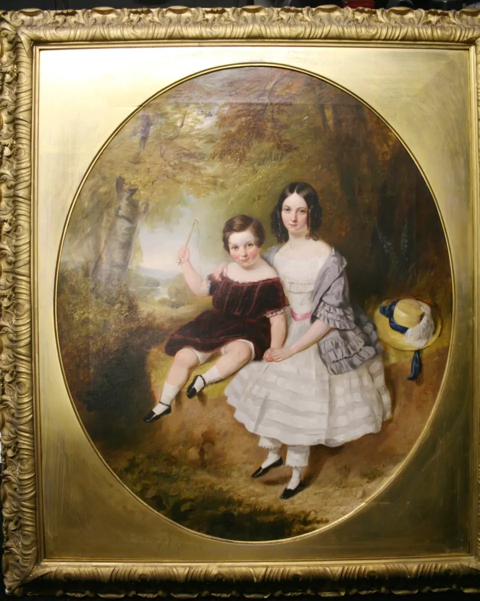 Early 19th Century Portrait by James Bennett H. Smith – Oil on Canvas
