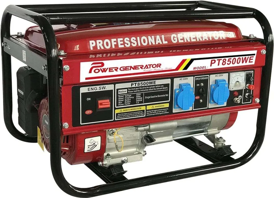 Professional Petrol Generator PT8500WE 2.7 kW RRP £329.00