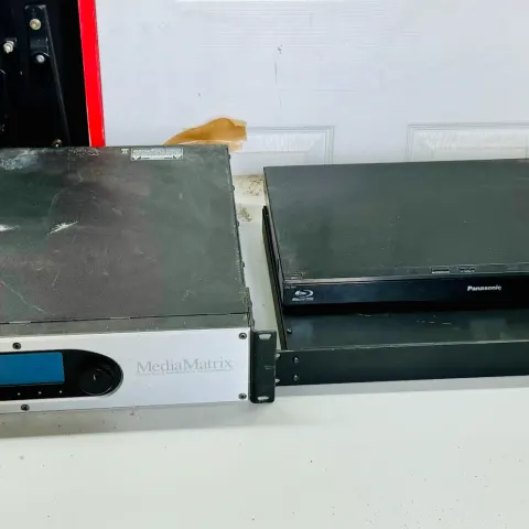 Electrical Lot To Include Panasonic Blue Ray & Nion N3 Media Matrix