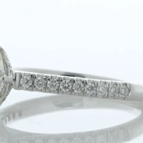 18ct White Gold Marquise Cut Diamond Ring (0.38) 0.62 Carats